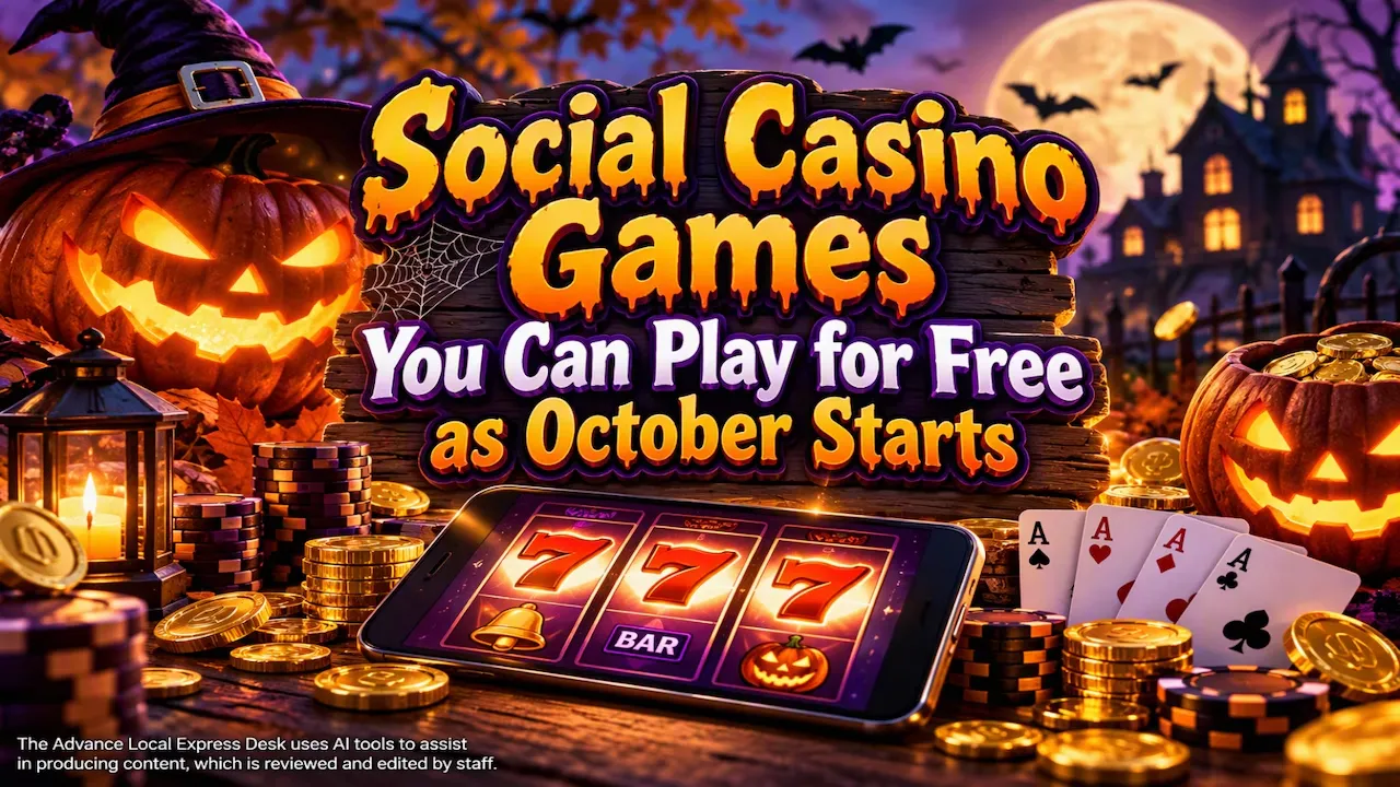 Social casino rules and game identity on a screen